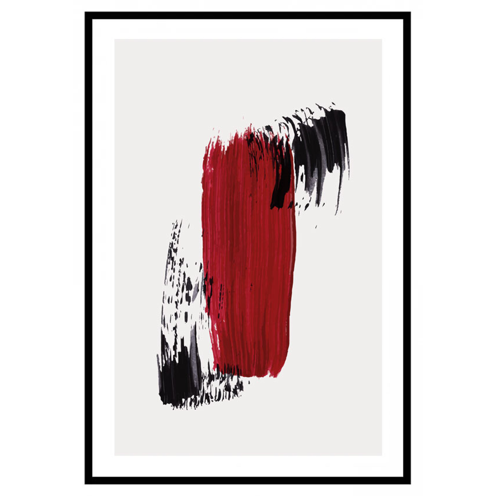 Red Stripes #1 - Grafisk poster