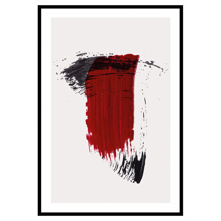 Red Stripes #2 - Grafisk affisch