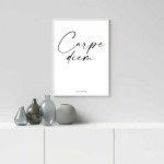 Carpe diem trendy text poster
