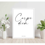 Carpe diem trendy text poster