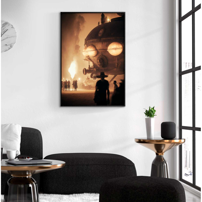 Steamy Airship - Poster