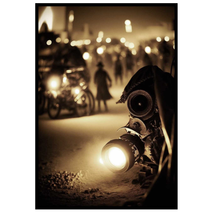 Steampunk Gas Mask - Poster