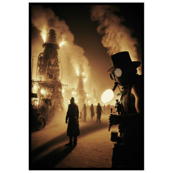 Steampunk Town - Poster