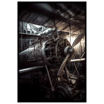 Steampunk Airplane - Poster