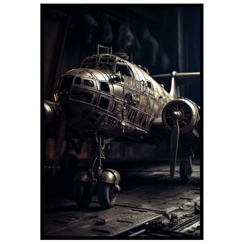 Steampunk Aircraft - Cool poster