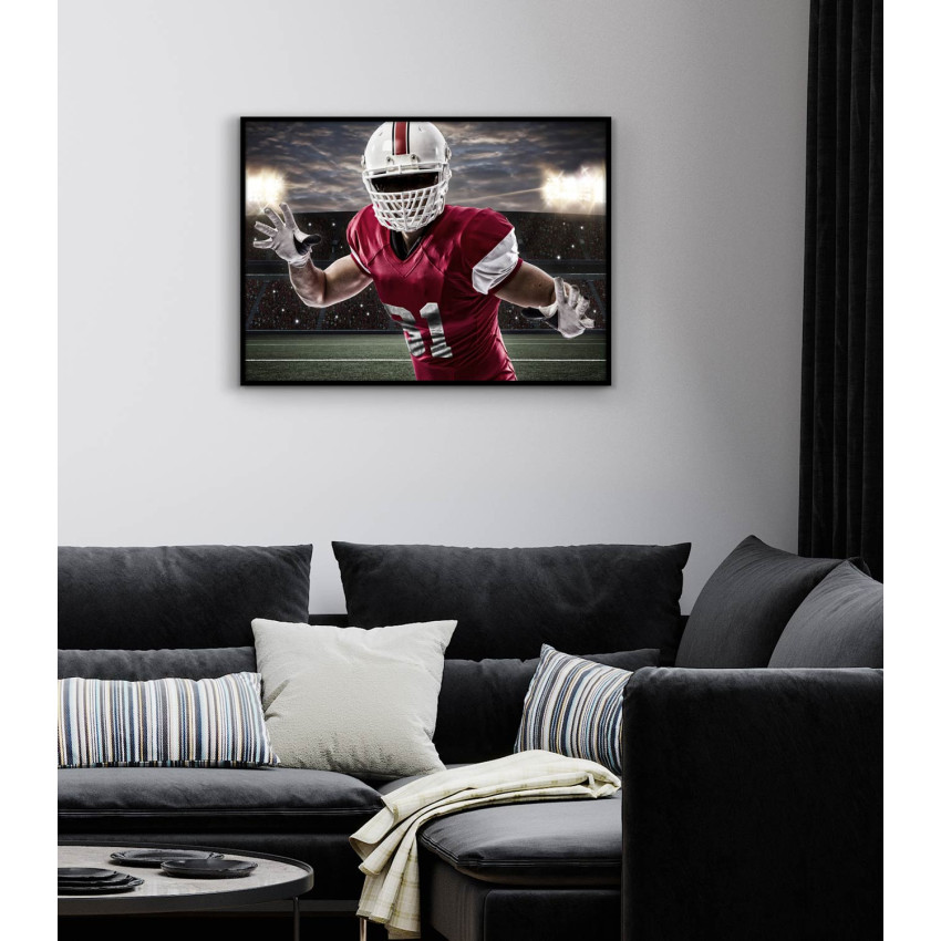 Amerikans fotboll - Snygg sport plansch