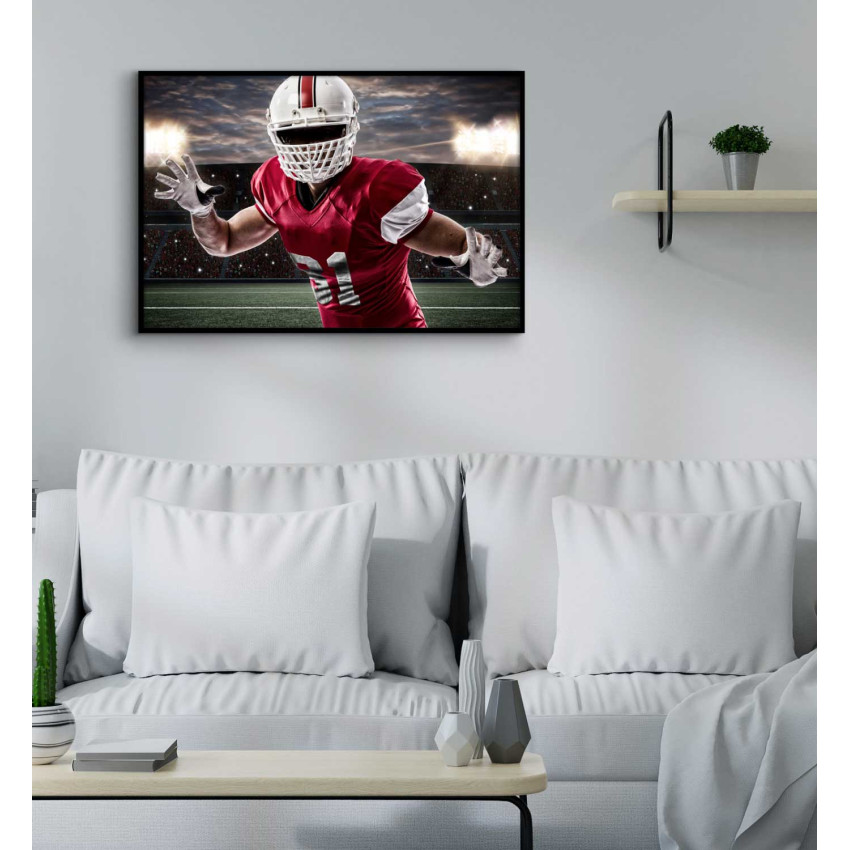 Amerikans fotboll - Snygg sport plansch