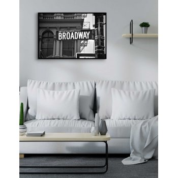 Street sign - New York Broadway poster