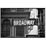 Broadway - Gatuskylt i New York