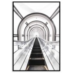 Escalator to heaven - Abstrakt poster