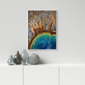 Estetiskt naturmotiv - Abstrakt poster 50x70 cm