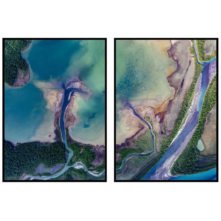 Exotiskt korallrev - Turkost perfect pair Exotiskt korallrev - Turkost perfect pair