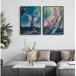 Exotiskt korallrev - Turkost perfect pair Exotiskt korallrev - Turkost perfect pair