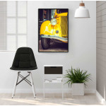 Yellow classic - Trendy car poster