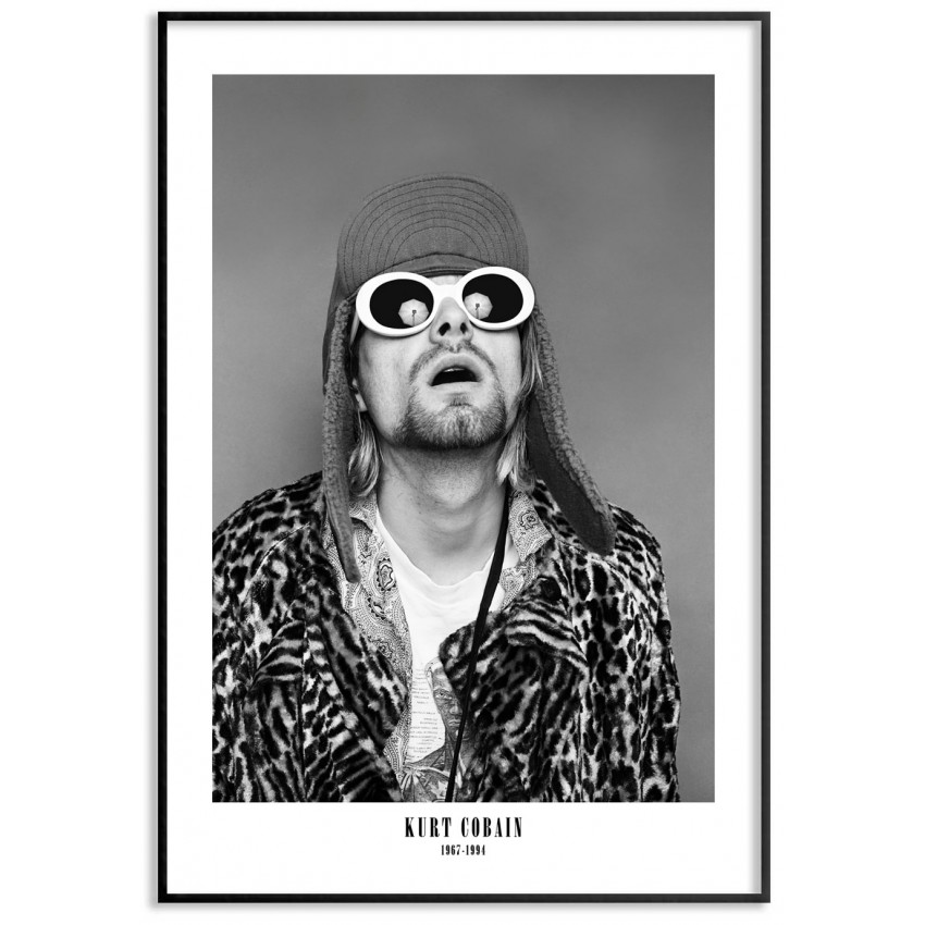 Kurt Cobain - Music poster