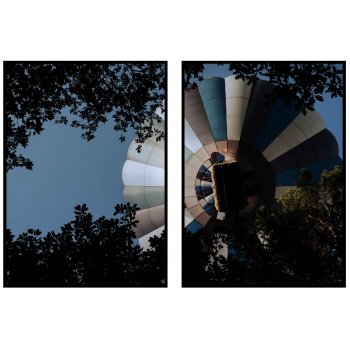 Abstrakt luftballong - Poster i två delar