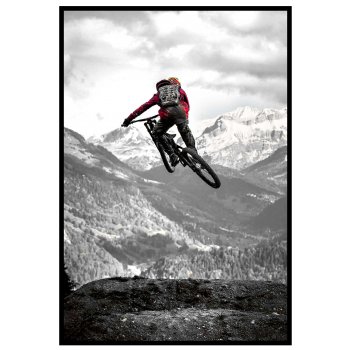 Extreme mountain bike - Cool sports poster