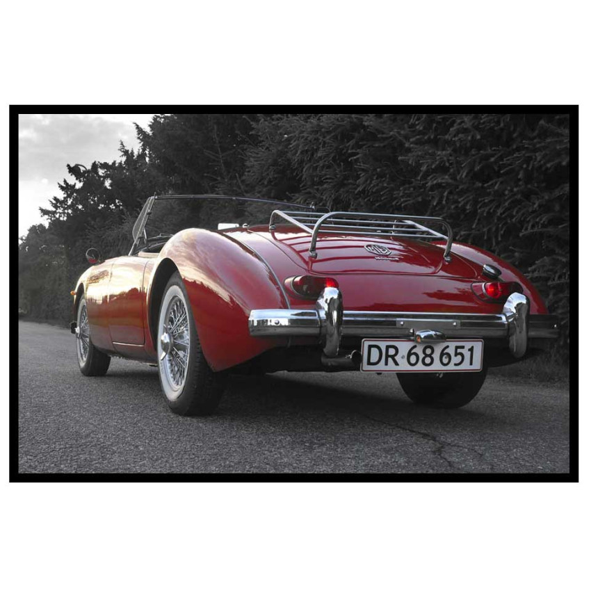 Classic Red Car MGA 1800 - Big Poster