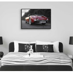 Classic Red Car MGA 1800 - Big Poster