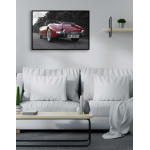 Classic Red Car MGA 1800 - Big Poster