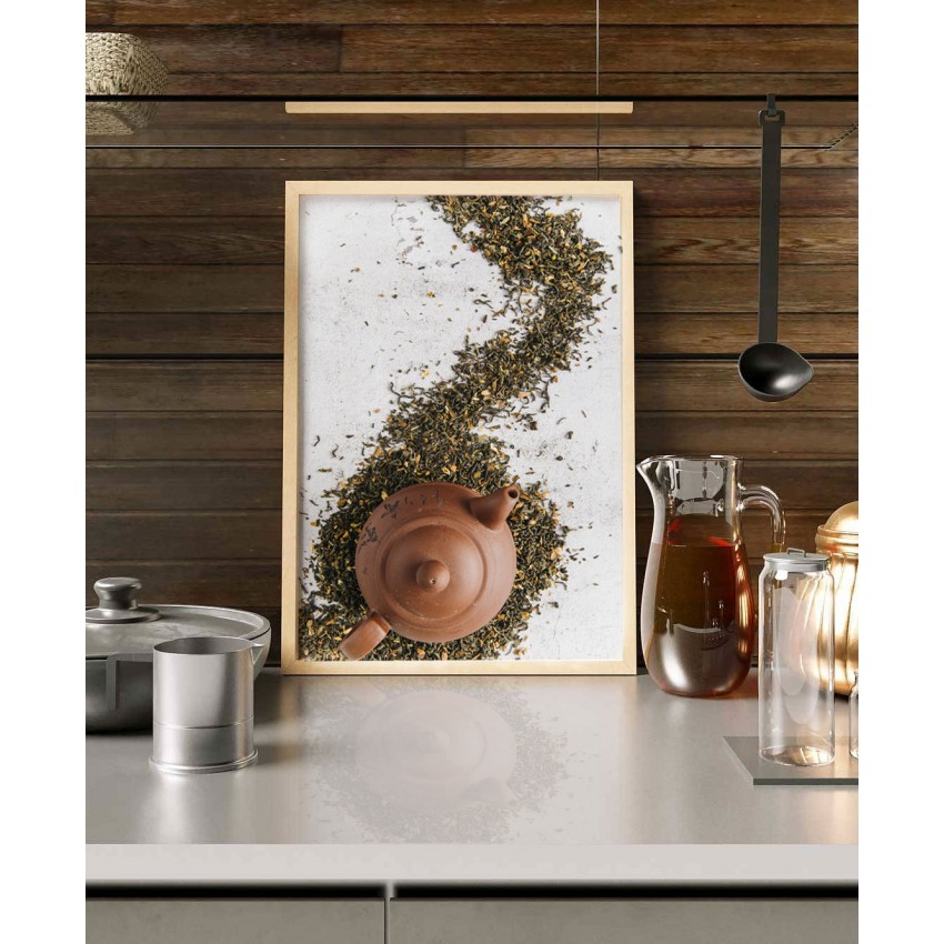 Tea and teapot - Kitchen poster
