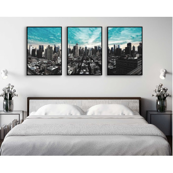 City Panorma - Big Three Piece Poster