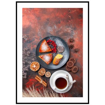 Coffee and sweets - Simple kitchen poster