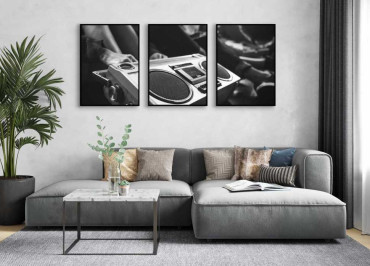 Trendiga retro musik posters