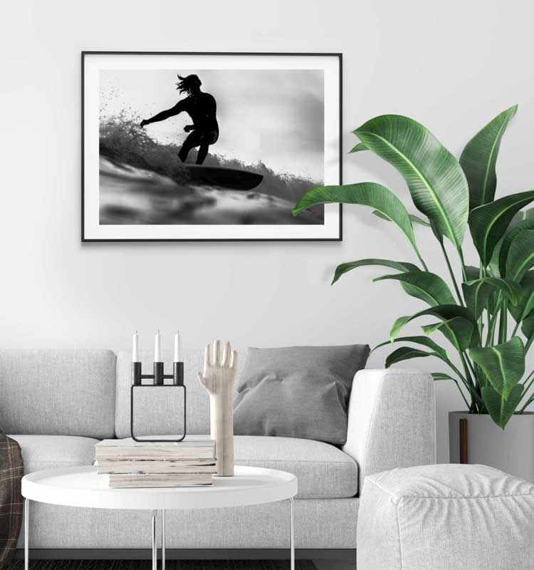 Nya sport posters i svartvitt