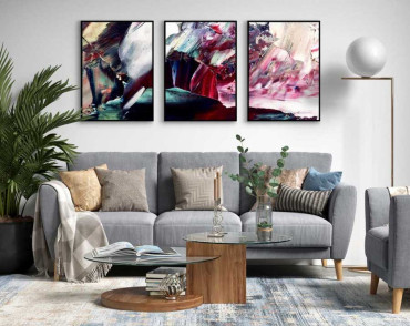 Färgstark konst tavlor - Nyhet!