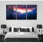 Colorful and magical nature - Three piece poster