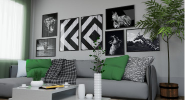 Djurtavlor med Afrikanskt tema