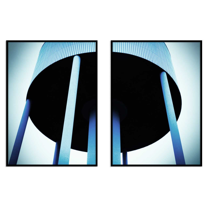 Abstrak Vattentorn - Poster i Tv&aring; delar