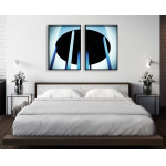 Abstrak Vattentorn - Poster i Tv&aring; delar