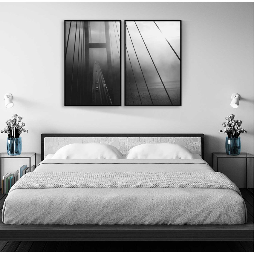 Foggy Bridge - Poster Two Piece Set