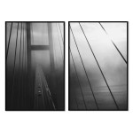 Foggy Bridge - Poster Two Piece Set
