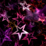 Neon Stars - Poster in Two Pieces