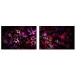 Neon Stars - Poster in Two Pieces