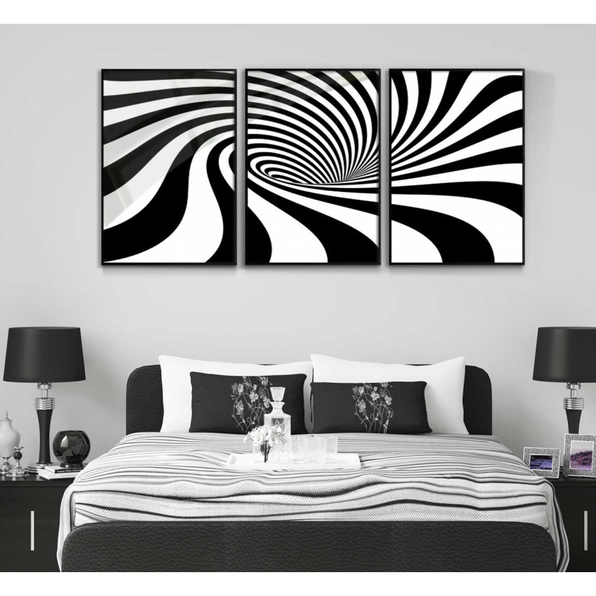 Abstract art - Three Piece Poster