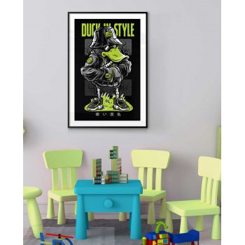 Cool duck poster