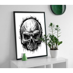 Simple cool skull - Poster