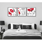 Make Up XOXO - Poster in Three Pieces