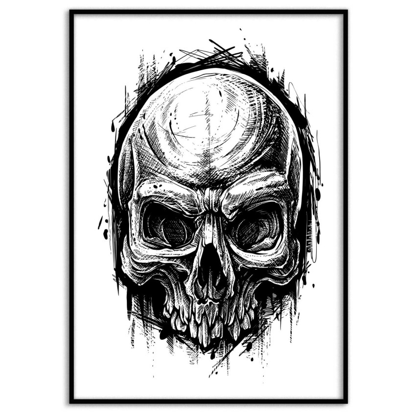 Simple cool skull - Poster