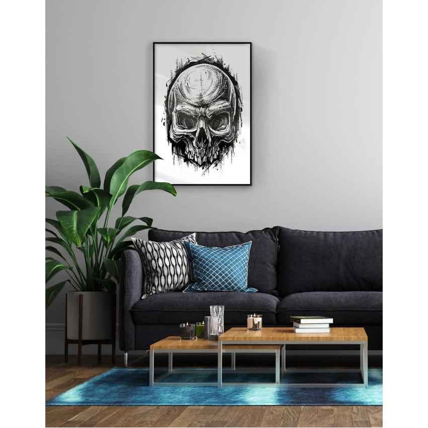 Simple cool skull - Poster