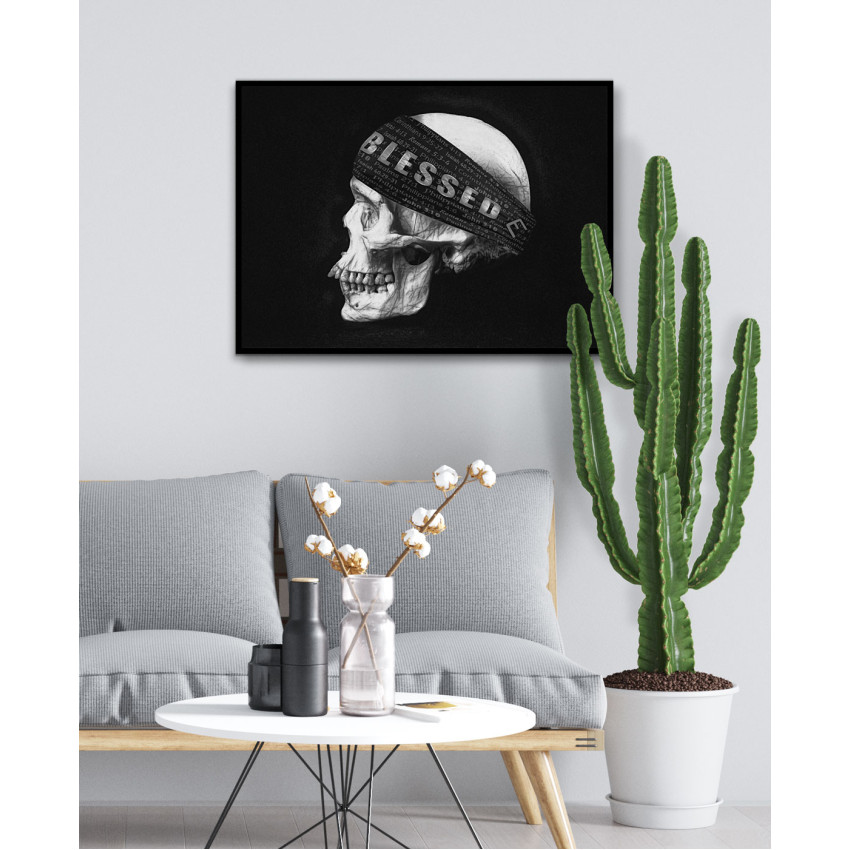 Cool Skull with Bandana - Big Poster
