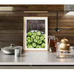 Simple kitchen poster - Green cucumber