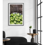 Simple kitchen poster - Green cucumber