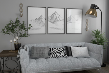 Enkelhet och harmoni - Höstens väggdekoration