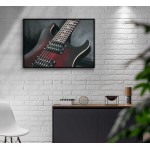 Music poster - Red guitar