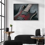 Music poster - Red guitar